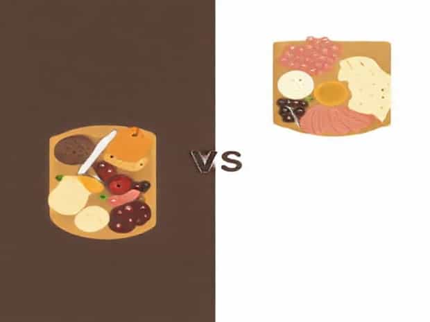 Charcuterie Board Vs Smorgasbord