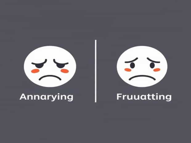 Difference Between Annoying And Frustrating