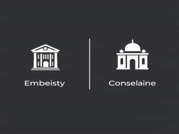 Difference Between Embassy And Consulate