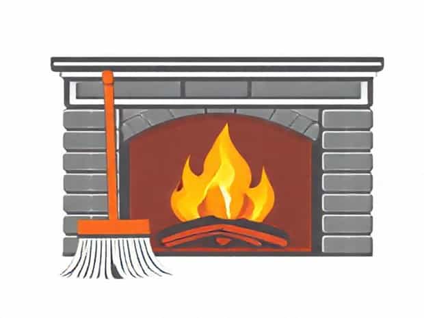 Fireplace Broom And Dustpan