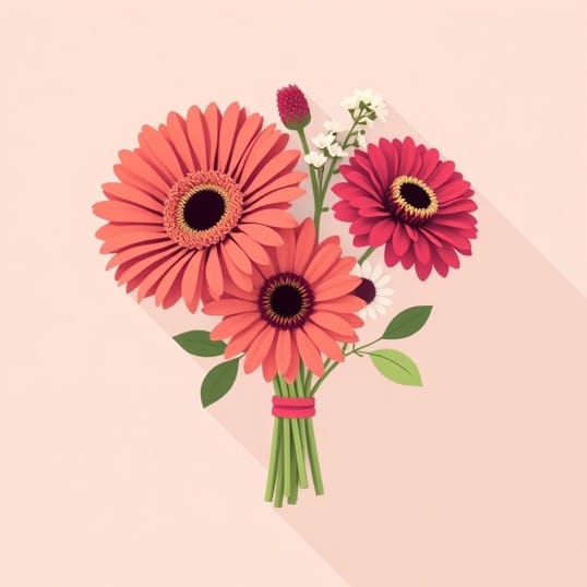 Gerbera And Carnation Bouquet