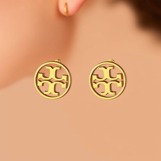 Gold Tory Burch Earrings
