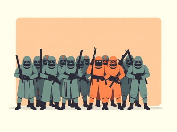 How Does A Ragtag Army In Need Of A Shower?