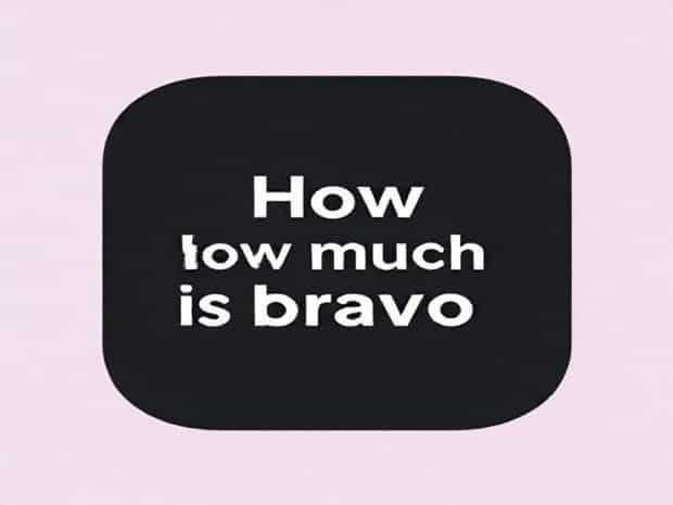 How Much Is Bravo App