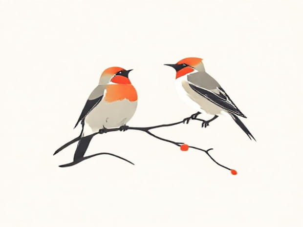 Images Of Waxwing Birds