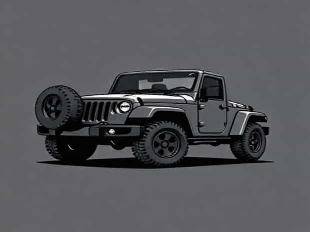 Jeep Wrangler Gunmetal Grey