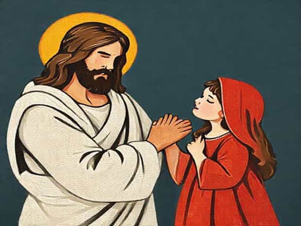 Jesus Painted By Little Girl