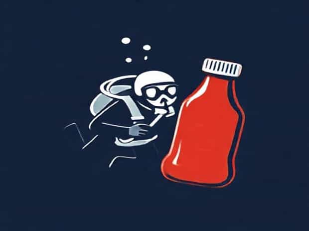 Ketchup Packet Cartesian Diver