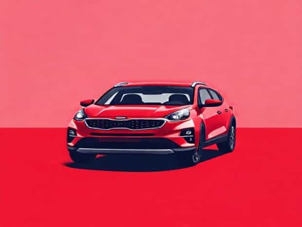Kia Sportage Carmine Red Interior