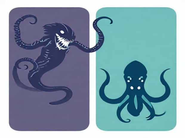 Kraken Vs Cthulhu Vs Leviathan