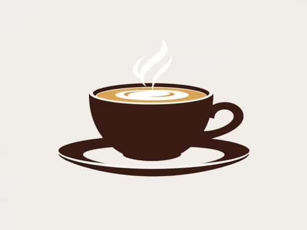 Latte Cup And Saucer