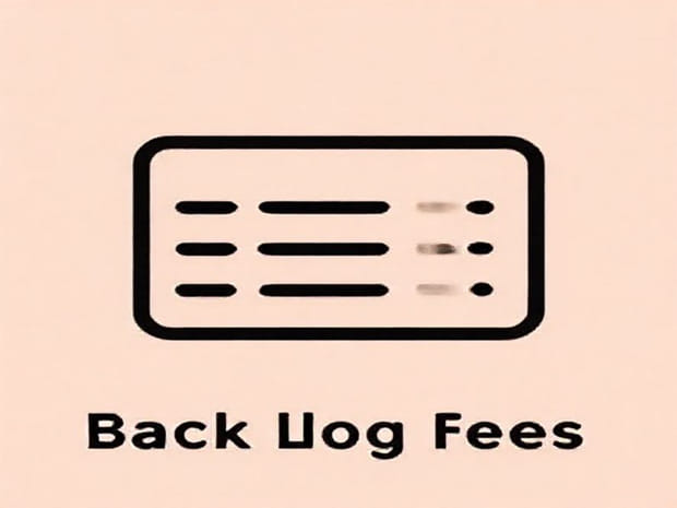 Dl Backlog Entry Fees