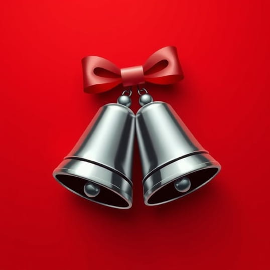 Extra Large Metal Jingle Bells