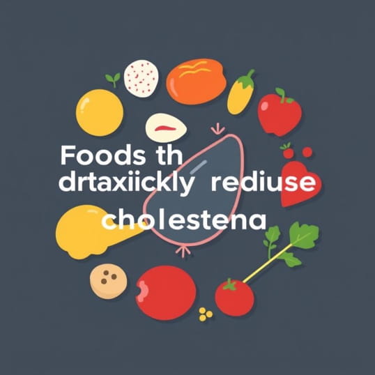 Foods That Drastically Reduce Cholesterol