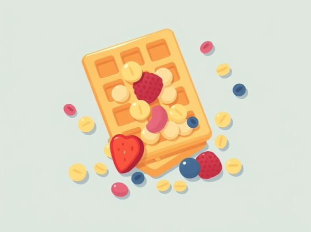 Fruity Pebbles Waffles Cereal