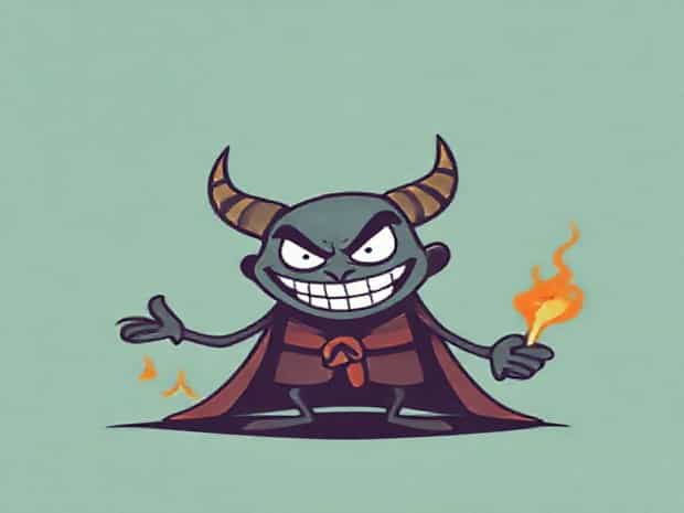Grinning Trickster Stirs Up Trouble