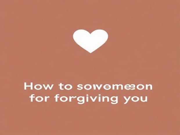 How To Thank Someone For Forgiving You