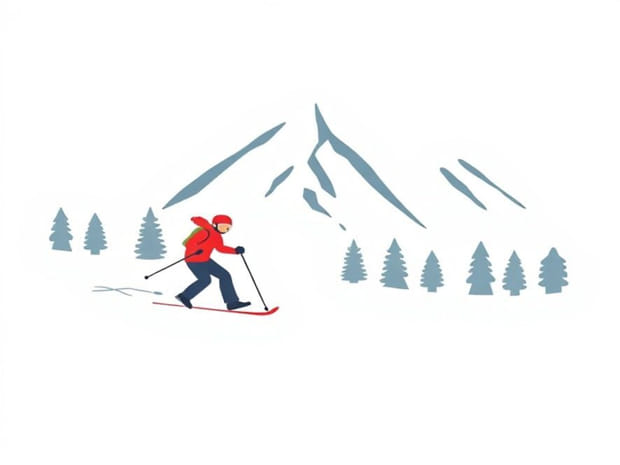 I Was Skiing In Spanish
