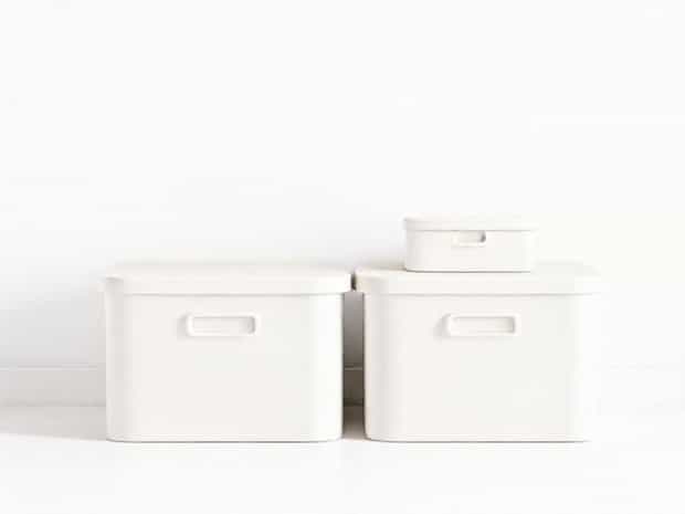 Ikea Lidded Storage Boxes