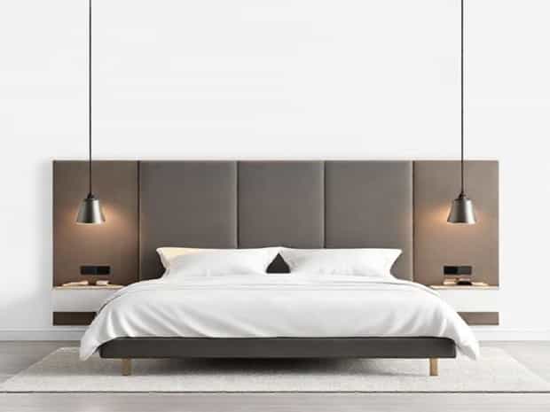 King Wall Mounted Headboard