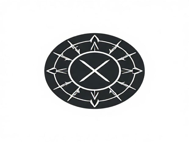 Circle With X Astrology
