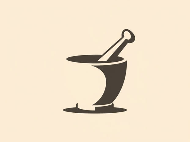 Clay Mortar And Pestle