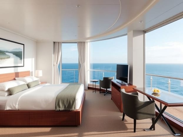 Deluxe Oceanview Stateroom With Navigator'S Verandah