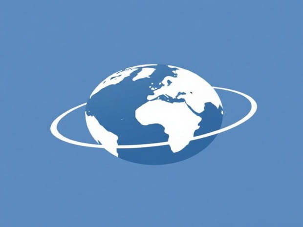 Earth Spinning On Its Axis