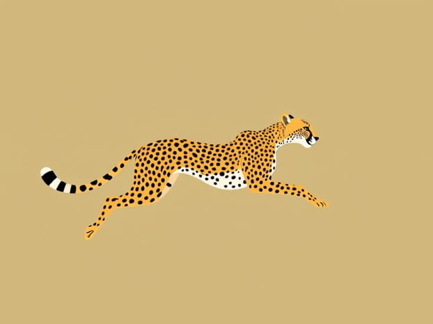 Gazelle Outrunning A Cheetah