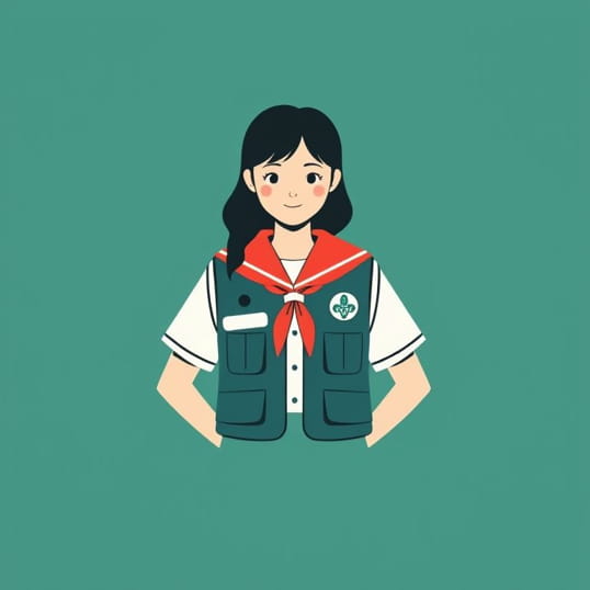 Girl Scout Cadette Vest