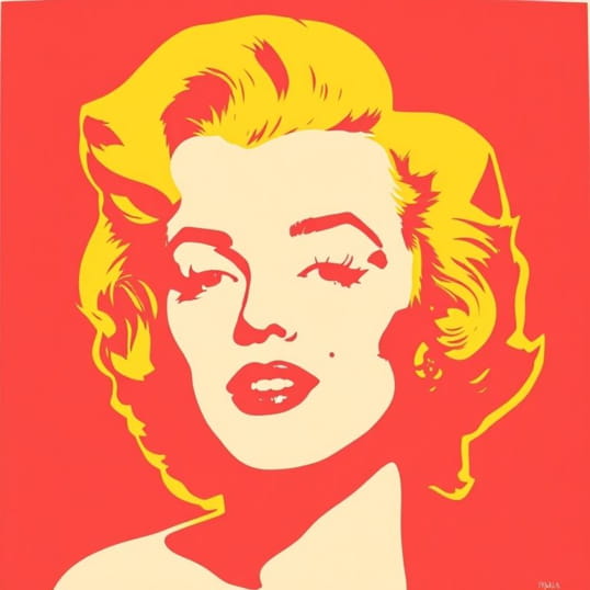 Gold Marilyn Monroe Andy Warhol
