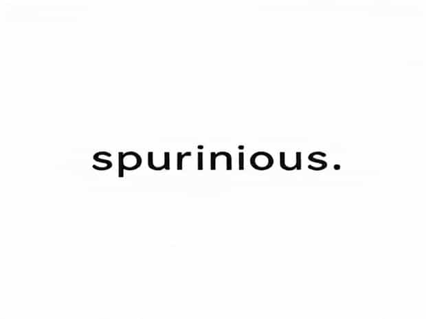 A Sentence For Spurious