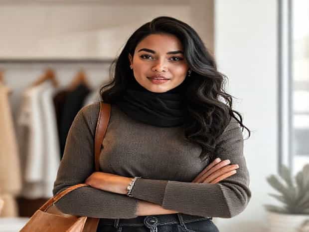 Aliyah Works As A Saleswoman