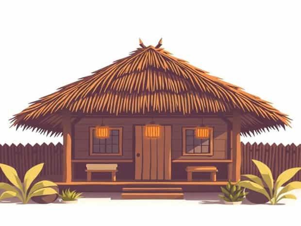 Bali Hut Thatching Bunnings