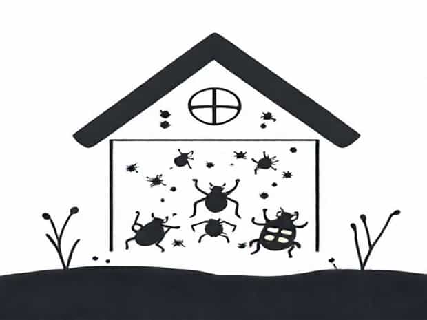 Black Tiny Bugs In House