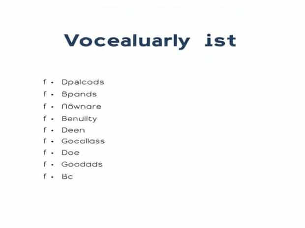 C1 Vocabulary List Cambridge Pdf