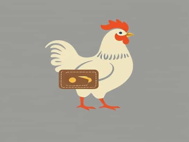 Chicken Tramper Ultralight Wallet