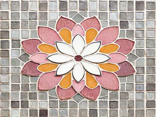 Daltile Lavaliere Petal Mosaic
