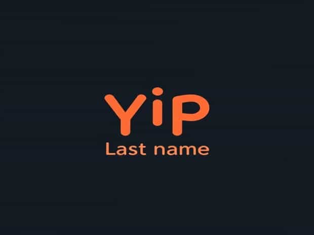 Is Yip A Last Name