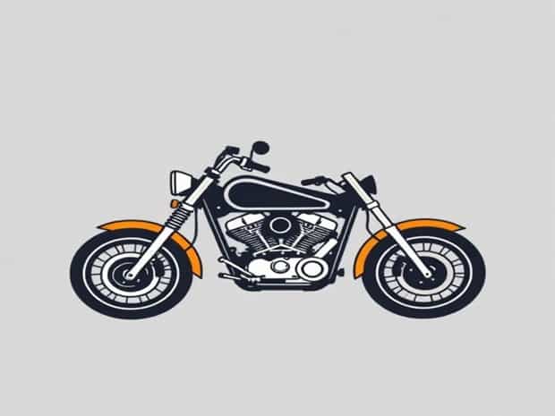 A Harley Davidson Motorcycle