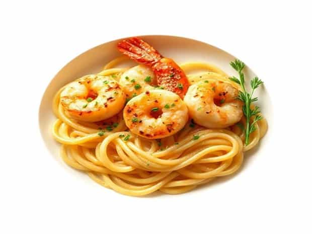 Baked Parmesan Shrimp Scampi
