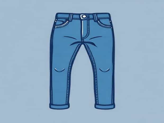 How To Shorten Blue Jeans