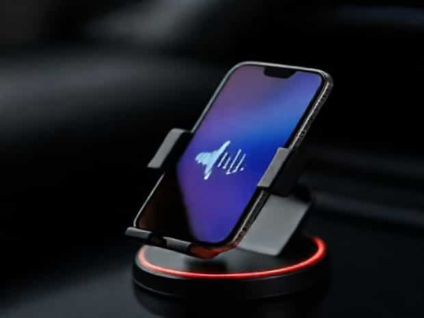 Mobile Holder With Vibration Dampener