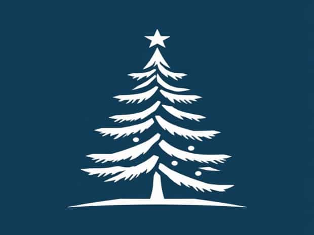Snowy Christmas Tree 7Ft