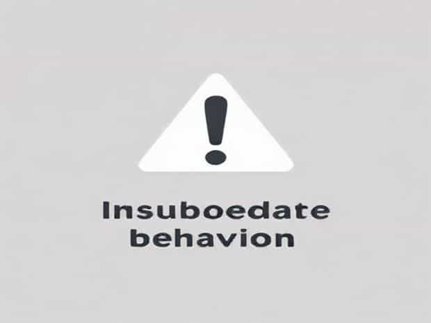 Verbal Warning For Insubordinate Behavior