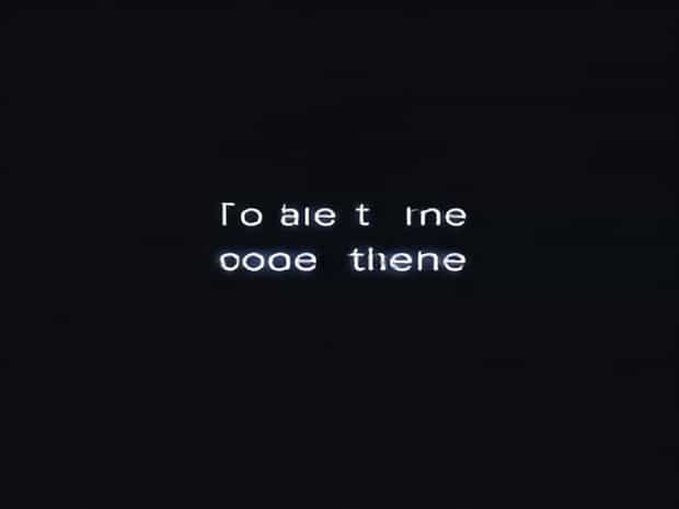 A Sentence With Glaring