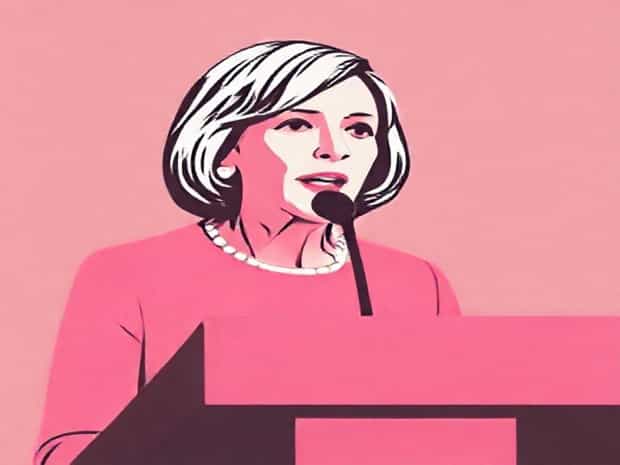 Andrea Mitchell Halting Speech