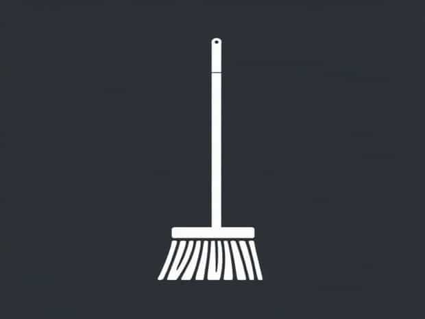 Broom With Dustpan Long Handle