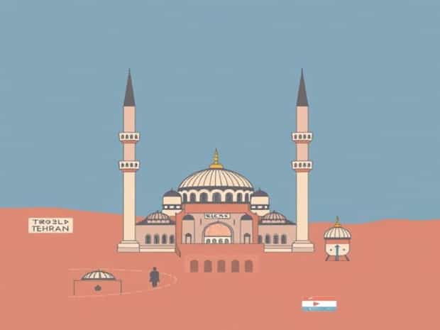 Istanbul To Tehran Travel