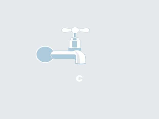 Italy Faucet Marked With C